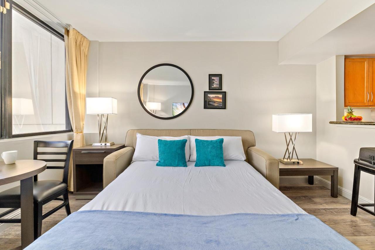 Renovated With City View At Aqua Palms Waikiki هونولولو المظهر الخارجي الصورة